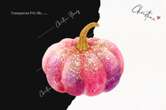 Pink Glitter Pumpkin | Fall Png Product Image 2