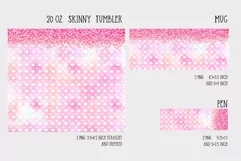 glitter valentines day skinny tumbler sublimation