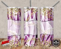 Valentines Day Tumbler Sublimation - Love Hearts Product Image 2