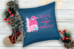 Pink Gnome Christmas Sublimation I Holiday Gnome Sublimation