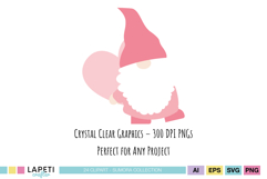 Cute Valentine graphics pack with soft pink tones for creative projects