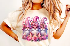 Valentines Day Gnomes PNG, Valentine's Day Sublimation, Love Product Image 3