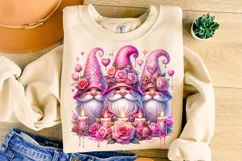 Valentines Day Gnomes PNG, Valentine's Day Sublimation, Love Product Image 2