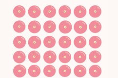 pink groovy cute instagram highlight icons with letters