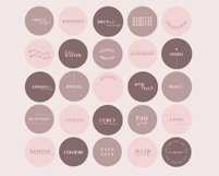 pink hairstylist instagram highlight covers