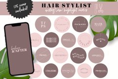 pink hairstylist instagram highlight covers