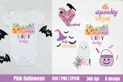 Pink Halloween SVG