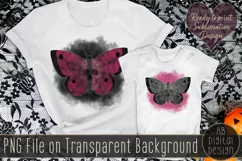 Halloween Sublimation Design | Gothic Butterflies PNG Product Image 1