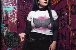Halloween Sublimation Design | Gothic Butterflies PNG Product Image 3