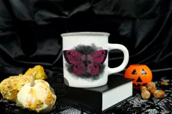 Halloween Sublimation Design | Gothic Butterflies PNG Product Image 2