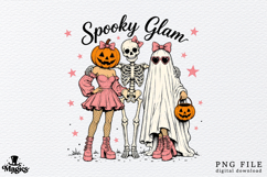 Pink Halloween Girls PNG Product Image 1