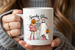 Pink Halloween Girls PNG Product Image 3