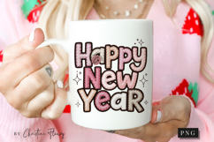 Happy New Year Patchwork PNG Product Image 2