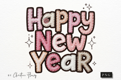 Happy New Year Patchwork PNG Product Image 4