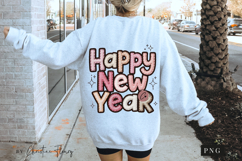Happy New Year Patchwork PNG Product Image 5