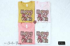 Happy New Year Patchwork PNG Product Image 6