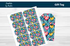 Pink Heart Printable Heart Product Label