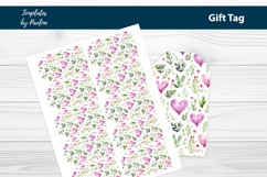 Pink Heart Printable Heart Product Label