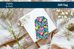 Pink Heart Printable Heart Product Label