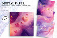 Heart Valentines Background Love Wallpaper Bokeh Backdrop_3 Product Image 1
