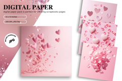 Heart Valentines Background Love Wallpaper Bokeh Backdrop_4 Product Image 1