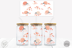 Pink Hedgehogs for Libby Glass Can, Summer Cats Svg Product Image 1