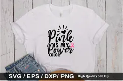 Breast Cancer SVG Design - Breast Cancer T-shirt Design Product Image 4