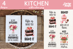 Pink Kitchen Towel Sublimation