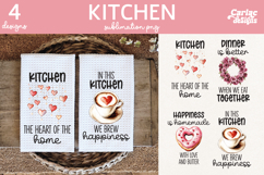 Pink Kitchen Towel Sublimation