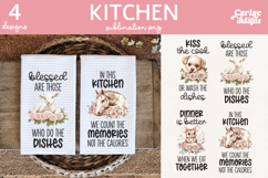 Pink Kitchen Towel Sublimation