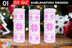  Knitted Christmas Sublimation Tumbler 