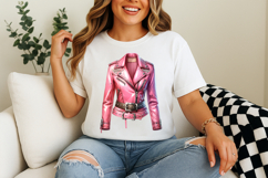 pink leather cowgirl jacket png, western cowgirl jacket clipart, girly cowgirl sublimation design, cowgirl fashion png file, trendy cowgirl jacket sublimation, rodeo pink jacket clipart, country girl jacket png design, rustic cowgirl fashion sublimation, 