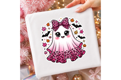 Pink Leopard Ghost Boo PNG Product Image 3