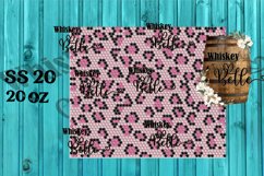 Pink Leopard SS20 20oz Rhinestone Template Product Image 1