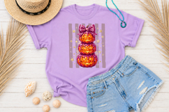 Pink Leopard Stacked Pumpkin PNG, Halloween Sublimation Product Image 3