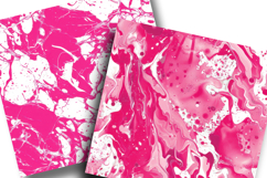 Pink Liquid Marble Digital Paper Pack Product Image 2
