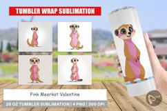 Tumbler Pink Meerkat Valentine Product Image 1