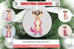 Ornament Pink Meerkat Valentine Product Image 1