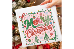 Pink Merry Christmas Png Product Image 2