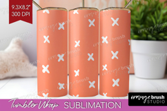 Pink Minimalist Tumbler Wrap - Abstract Modern Tumbler PNG Product Image 1