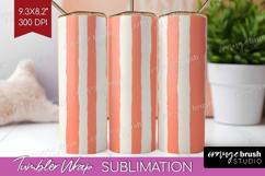 Pink Minimalist Tumbler Wrap - Abstract Modern Tumbler PNG Product Image 1