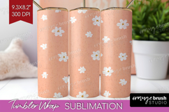 Pink Minimalist Tumbler Wrap - Abstract Modern Tumbler PNG Product Image 1