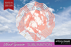 Pink Minimalist Wind Spinner Sublimation PNG - Abstract Product Image 1