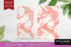 Pink Minimalist Phone Case PNG - Abstract Modern Case PNG Product Image 1