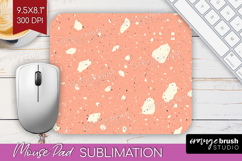 Pink Minimalist Mouse Pad Sublimation - Abstract Modern PNG Product Image 1