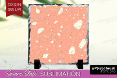 Pink Minimalist Slate PNG - Abstract Modern Square Slate Product Image 1