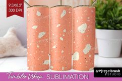 Pink Minimalist Tumbler Wrap - Abstract Modern Tumbler PNG Product Image 1