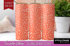 Pink Minimalist Tumbler Wrap - Abstract Modern Tumbler PNG Product Image 1