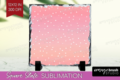 Pink Minimalist Slate PNG - Abstract Modern Square Slate Product Image 1