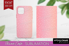 Pink Minimalist Phone Case PNG - Abstract Modern Case PNG Product Image 1